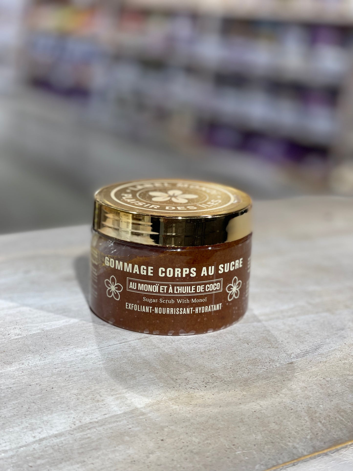 Gommage corps sucré au Monoï et à l’huile de coco