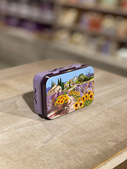 Soap box - lavender and sunflower fields