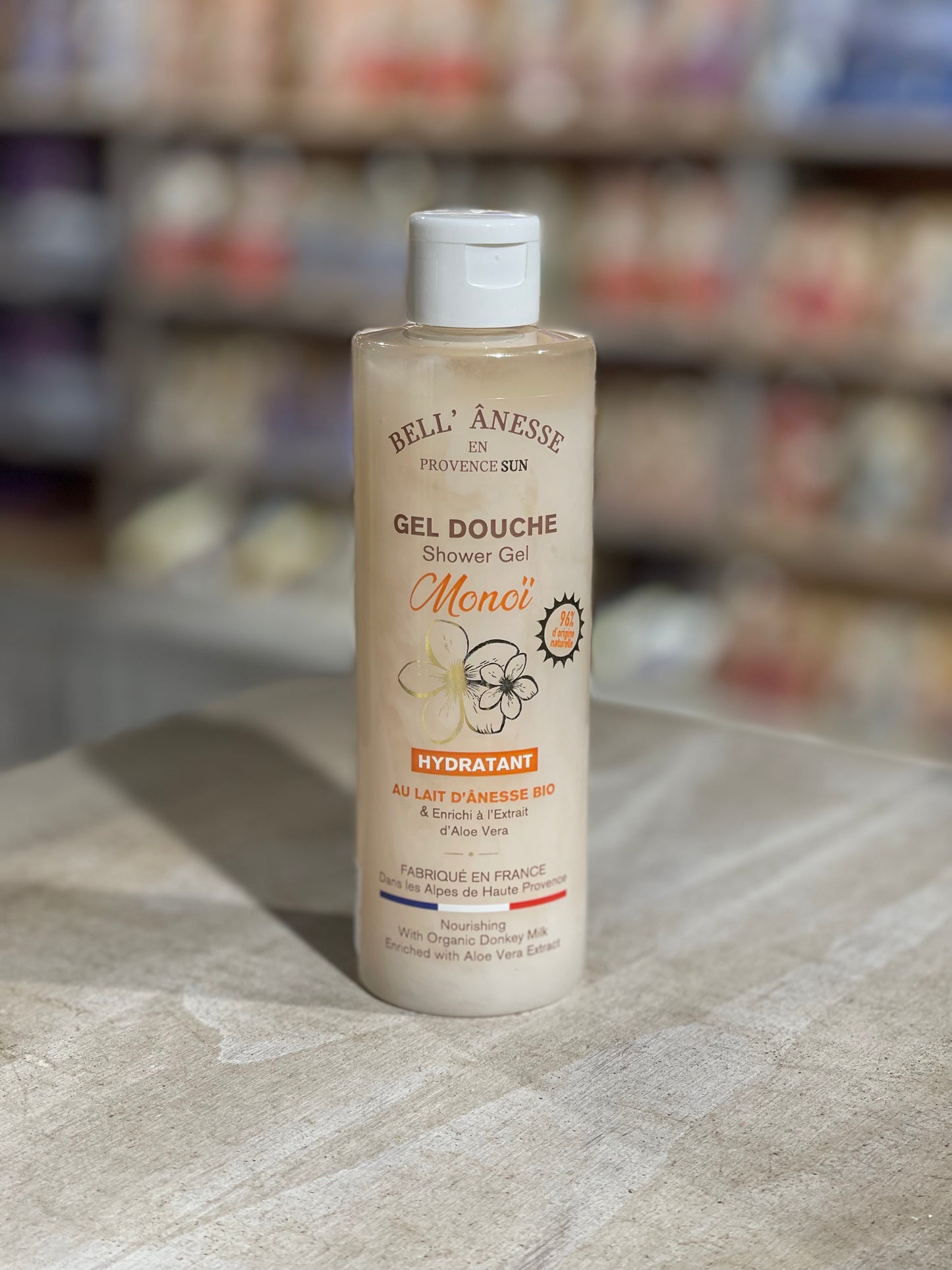 Gel douche au lait d’ânesse  - Monoï