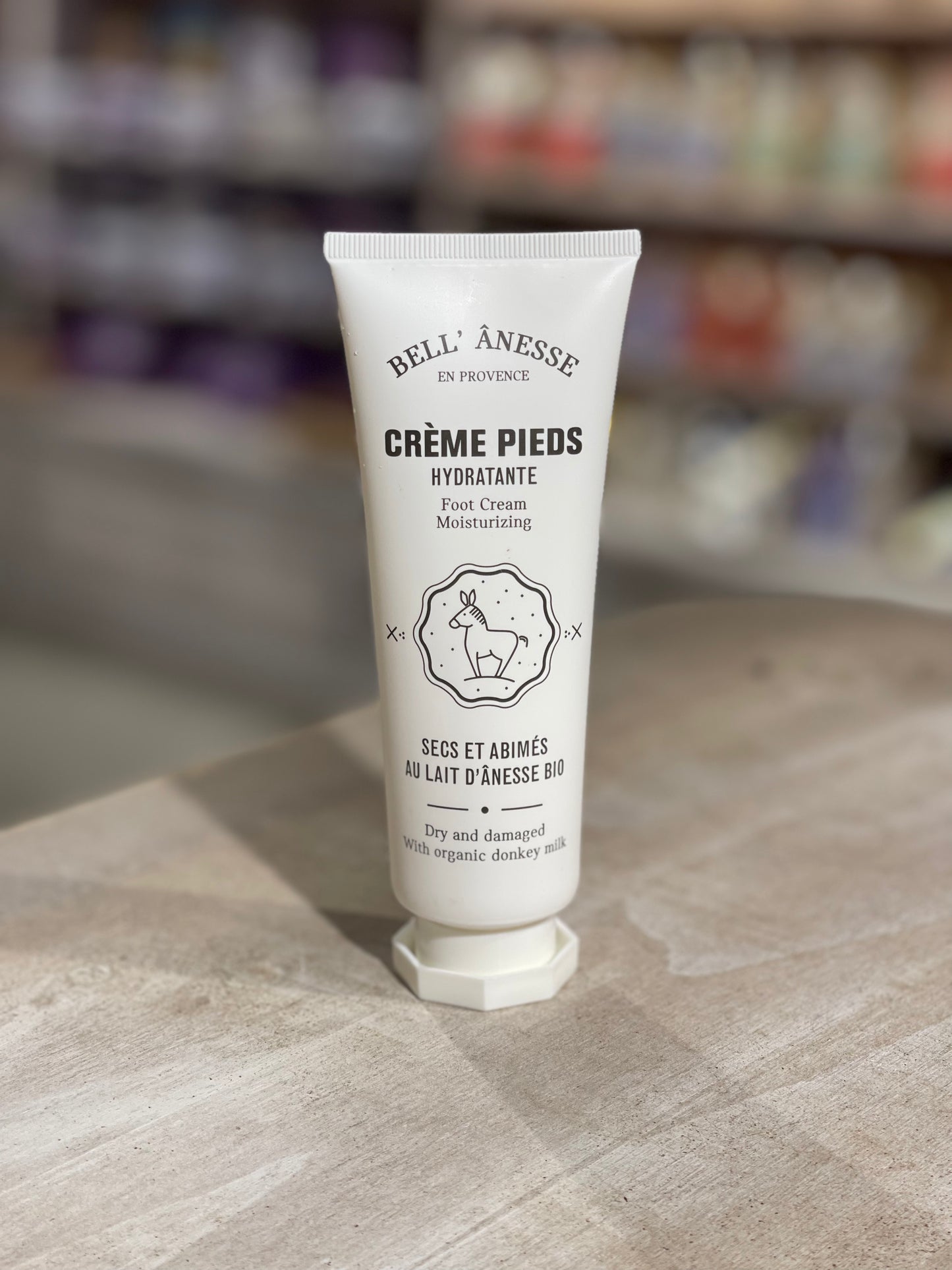 Donkey milk foot cream